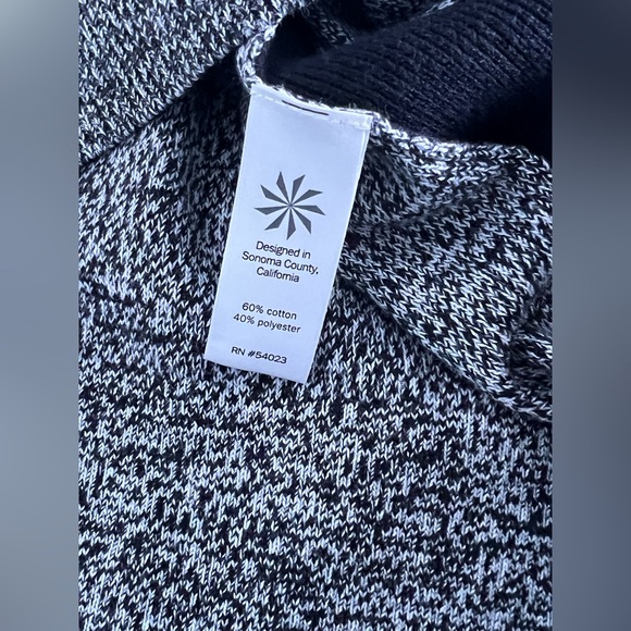 Athleta tunic grey stripe Athleisure Sweater Size medium - Picture 4 of 7